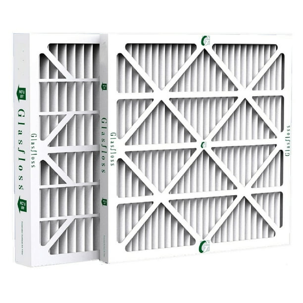 3 Packs 2" Inch Glasfloss ZL MERV 10 Pleated Air Filters for AC & Furnace 